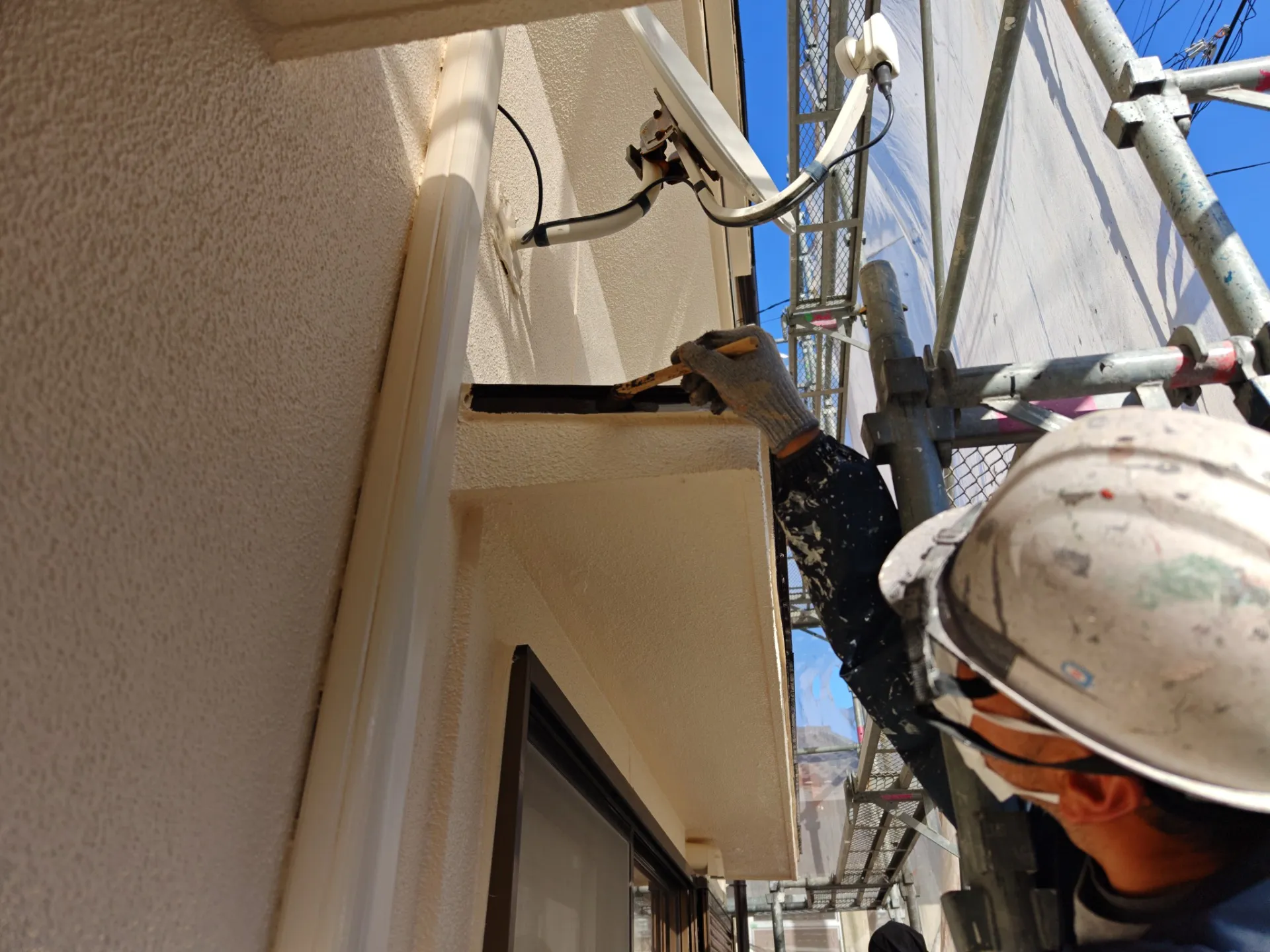 鹿児島市:【現場レポート】刷毛入れ