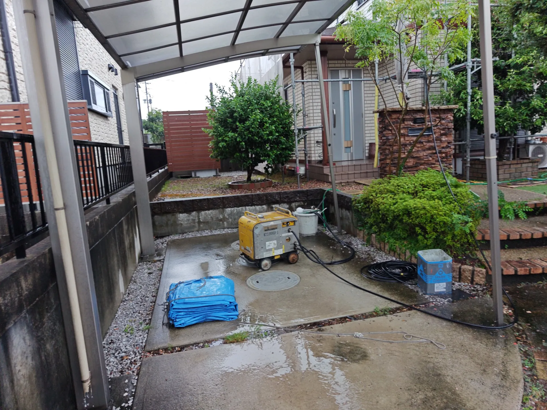 鹿児島市:【現場レポート】高圧洗浄作業